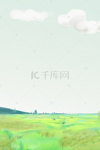 春季上新草地psd分层banner