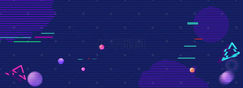 背景故障背景图片_商务抖音线条艺术科技网络背景banner