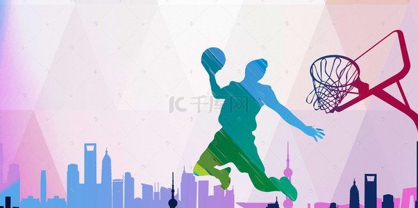 招新海报背景图片_篮球比赛背景模板
