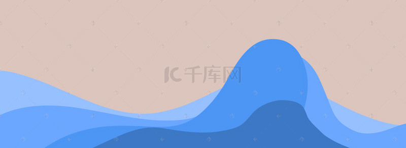 鼠绘背景图片_创意几何鼠绘夏日波浪水纹背景