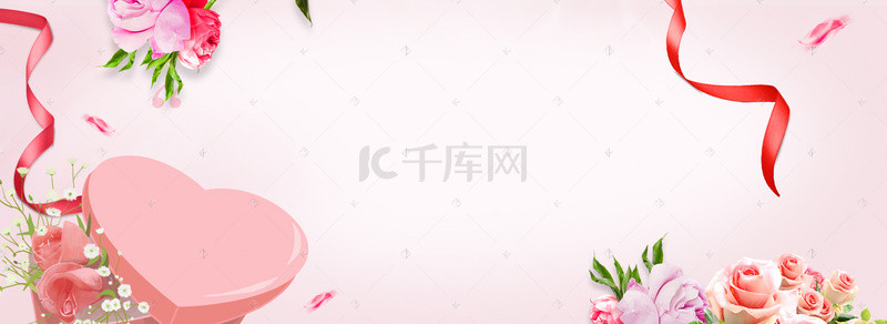 女生红色背景图片_三八妇女节女王节女生节鲜花礼盒淘宝天猫海报背景