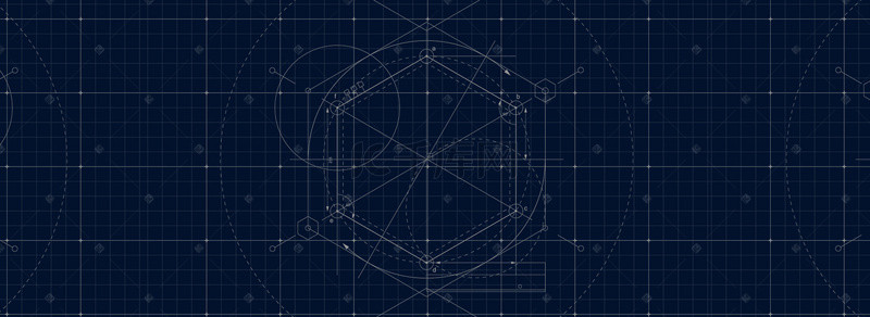 数学背景背景图片_数学几何线条科技蓝色背景