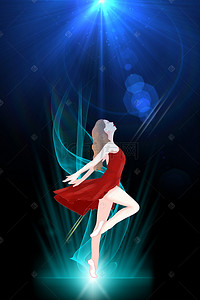 舞蹈背景图片_舞蹈单招生宣传单背景素材