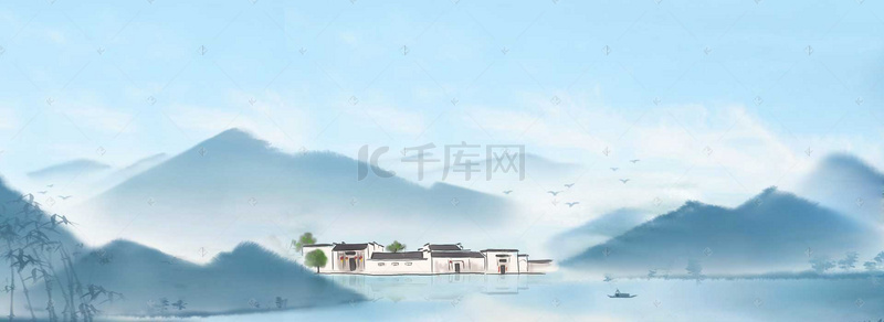 传统模板背景图片_中国风传统建筑背景素材