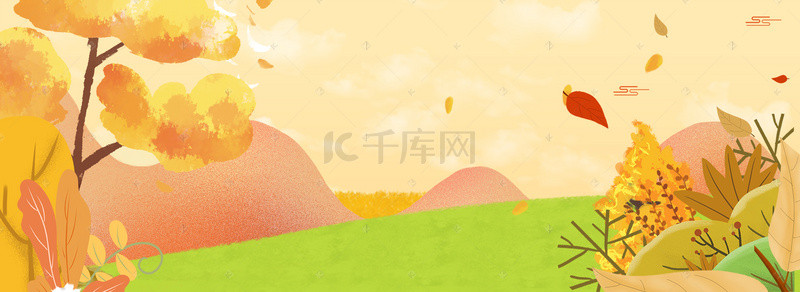 秋尚新背景图片_秋上新女装化妆品海报banner