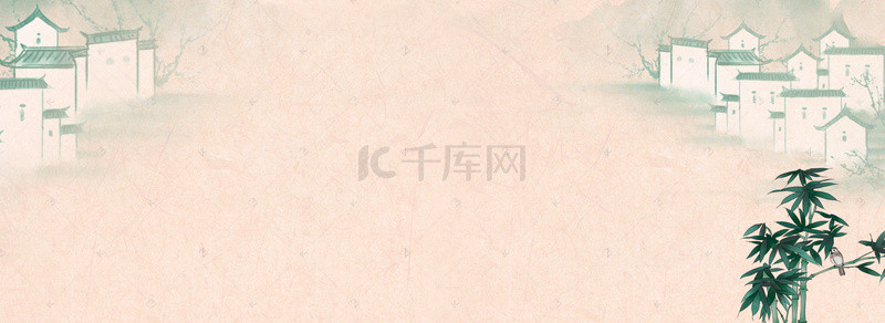 中国风背景促销banner