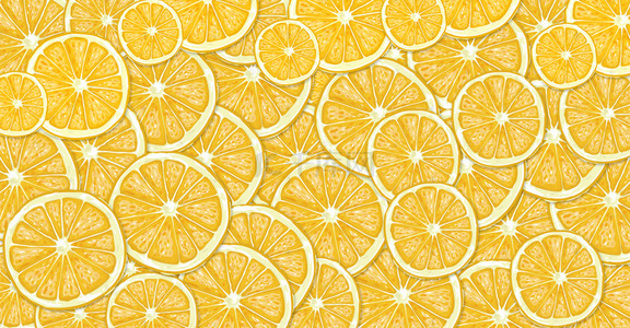 水果橘子背景图片_黄色卡通手绘橘子背景
