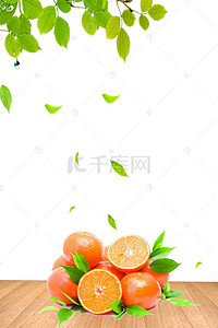 上市标签背景图片_大气赣南脐橙美味宣传