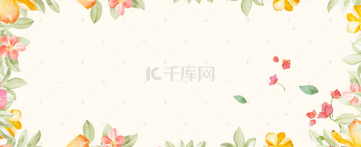 浪漫花七夕情人节淘宝banner