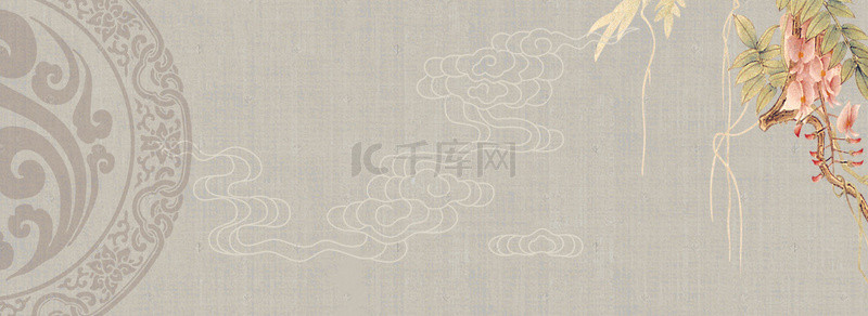 如懿传手绘如懿背景图片_中国风复古纹理底纹古典背景