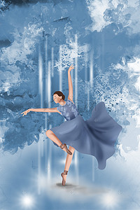 舞蹈海报背景图片_舞蹈海报背景素材