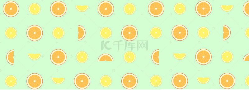 夏日柠檬矢量文艺banner