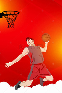 篮球比赛海报背景背景图片_篮球比赛海报背景