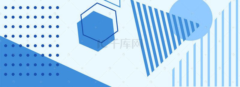 春上新背景图片_初春上新蓝色扁平banner