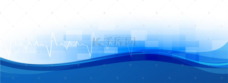 现代蓝色背景banner