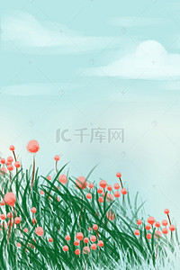花卉背景图片背景图片_花海花卉背景图片