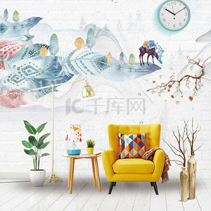 家背景图片_中国风复古创意家装广告背景