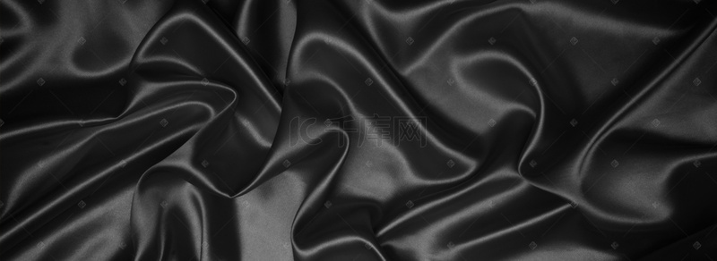 黑色丝绸背景背景图片_淘宝天猫电商质感黑色高档丝绸背景图