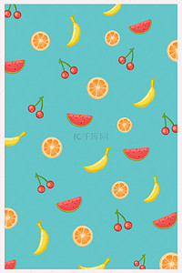 水果橘子背景背景图片_创意金发女子健康生活水果卡片矢量图