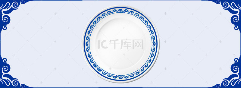 中国风瓷器banner