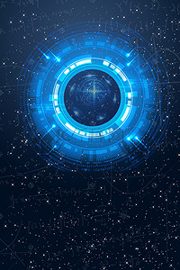 人工智能蓝色背景图片_蓝色科技未来人工工智能科学
