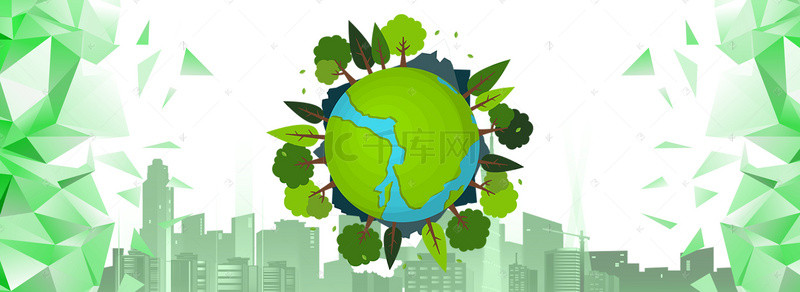画册设计海报背景图片_绿色环保海报背景素材