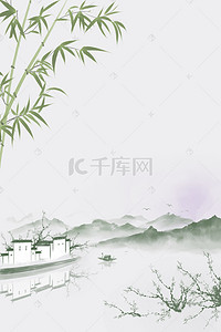 竹子背景图片_清明寒食节背景素材