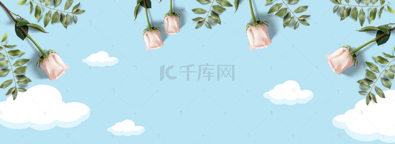 海报背景珠宝背景图片_文艺浪漫唯美珠宝banner