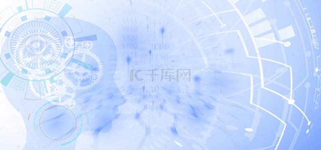 商务科技智能机器banner