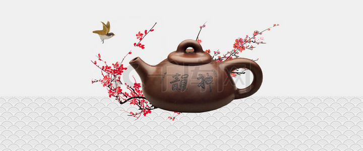 茶叶茶具背景图片_中国风茶叶茶具店铺首页