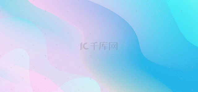 简约蓝色几何渐变扁平背景banner