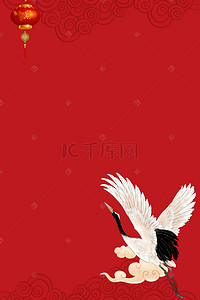 寿宴邀请函背景图片_红色大寿海报设计背景模板