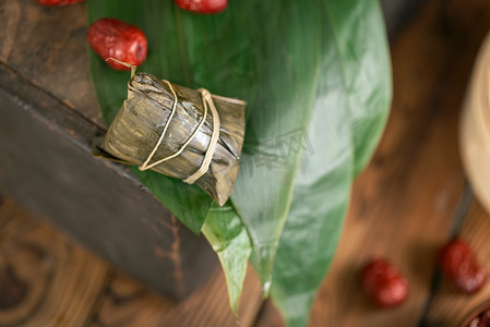 粽子端午节传统美食静物创意摄影图配图