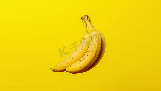 高清新鲜香蕉水果定格动画