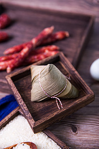 端午节粽子粽子美食传统节日粽叶摄影图配图