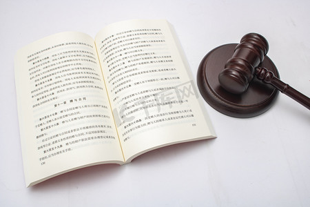 司法法槌法律知识摄影图配图
