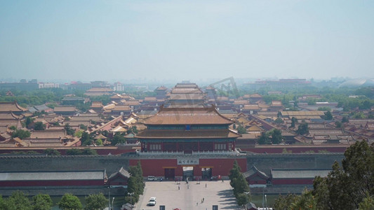 朝阳摄影照片_北京城故宫