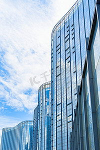 中国建筑黄摄影照片_高楼现代建筑商场大厦摄影图
