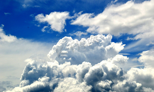 碧蓝航线摄影照片_原子爆炸云朵摄影图