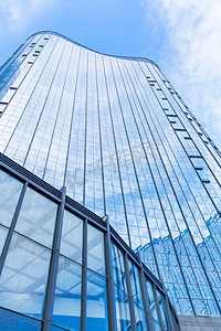都市高楼摄影照片_城市异形建筑群高楼图摄影图