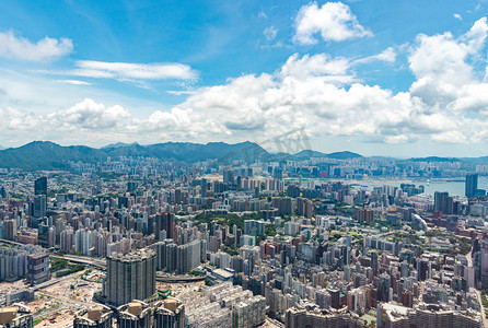 香港城市天际线摄影图