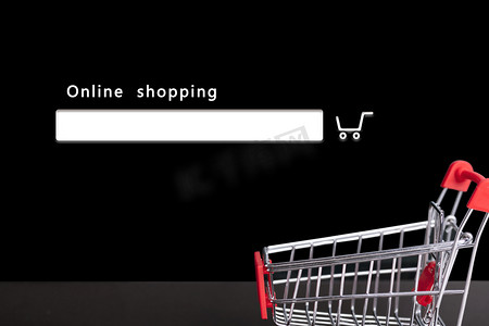 网络购物线上购物摄影图