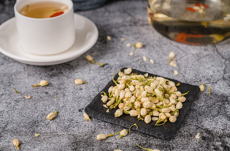 花茶茉莉清茶泡茶茶饮茶艺摄影图配图