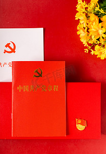 建党节七一红色100周年庆典摄影图配图