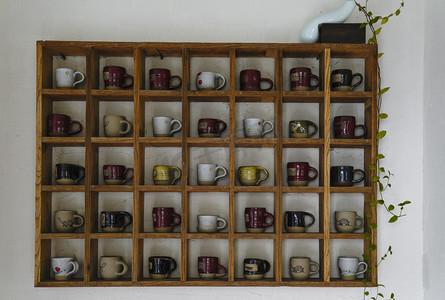 茶馆上午收藏器具室内摄影摄影图配图