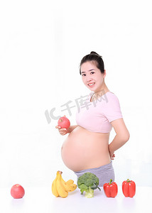 健康营养饮食孕妇规律摄影图配图