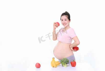 孕妇饮食健康营养成人摄影图配图