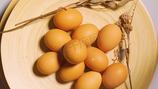 鸡蛋家禽农产品素食物
