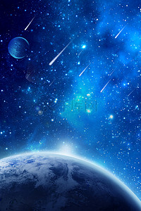 地球背景图片_星球商务科技地球星空背景