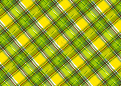 绿色黄背景图片_苏格兰格子背景绿色